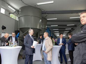 Spatenstich für das Vorhaben „Neubau Trinkwasserverbindungsleitung Wasserwerk Kamenz/Jesau – Milstrich“