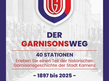 Die Broschüre "Der Garnisonsweg" gibt es im EnergiePunkt der ewag kamenz, sowie in der Stadtinformation der Stadt Kamenz.