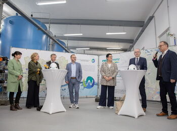 Spatenstich für das Vorhaben „Neubau Trinkwasserverbindungsleitung Wasserwerk Kamenz/Jesau – Milstrich“
