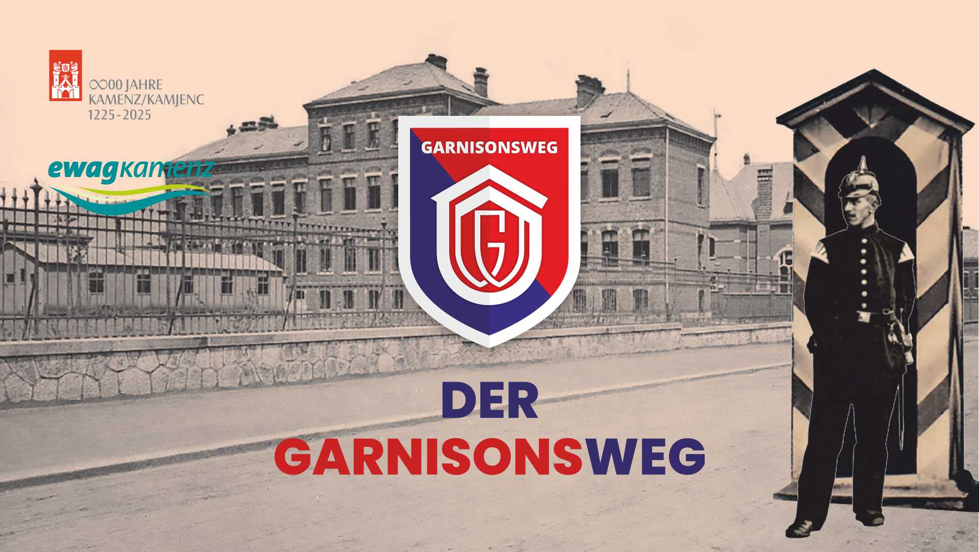 Die ewag Kamenz hatte anlässlich des 800. Stadtjubiläums den Garnisonsweg ins Leben gerufen. Dieser umfasst 40 Stationen, die durch Beschilderung und QR-Codes Informationen zur Geschichte vermitteln.