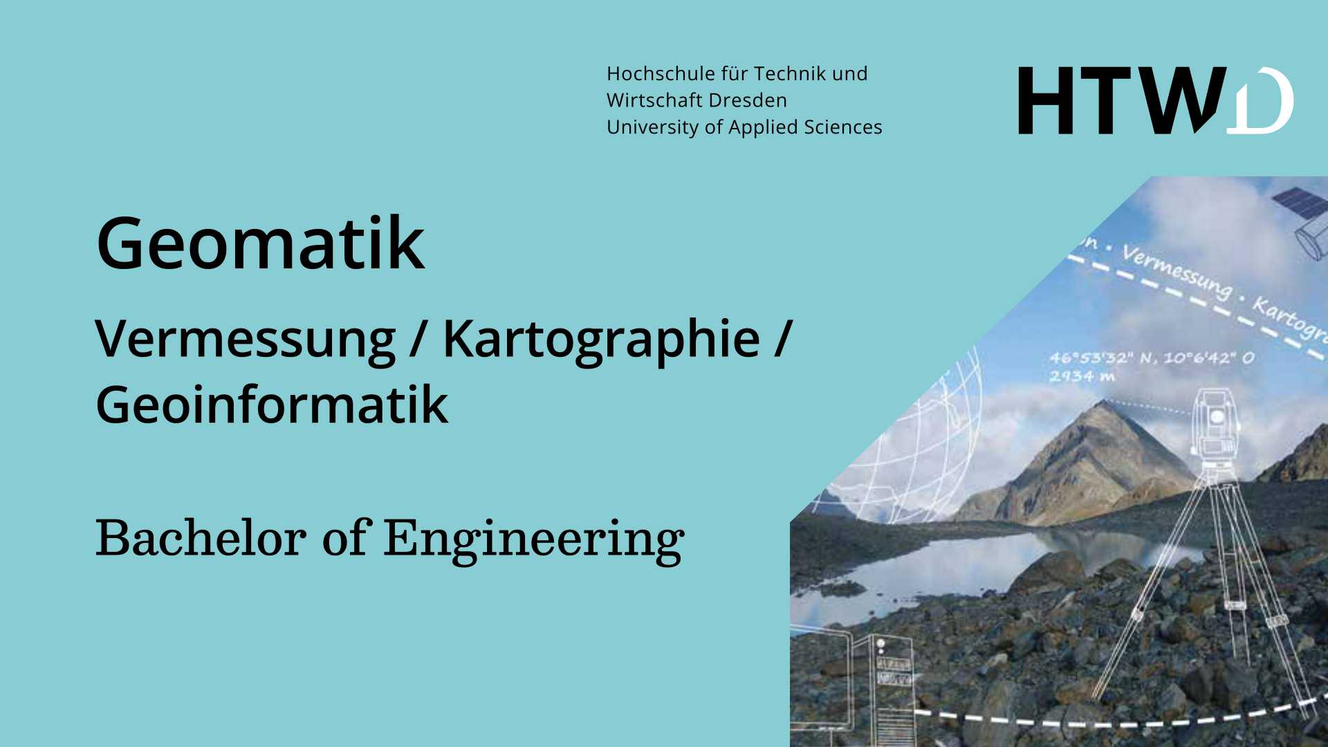 Starte Deine Zukunft mit einem dualen Studium im Bereich Geomatik!